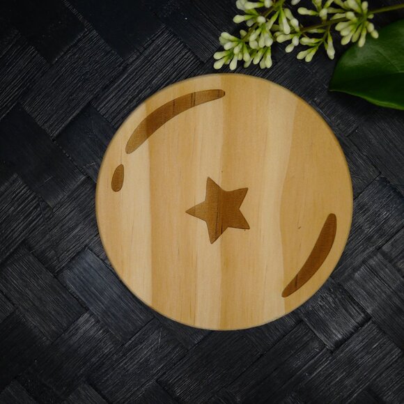 Dragon Ball Z Wooden Coaster Set Anime Wooden Coasters Goku Fans - Picture 6 of 13